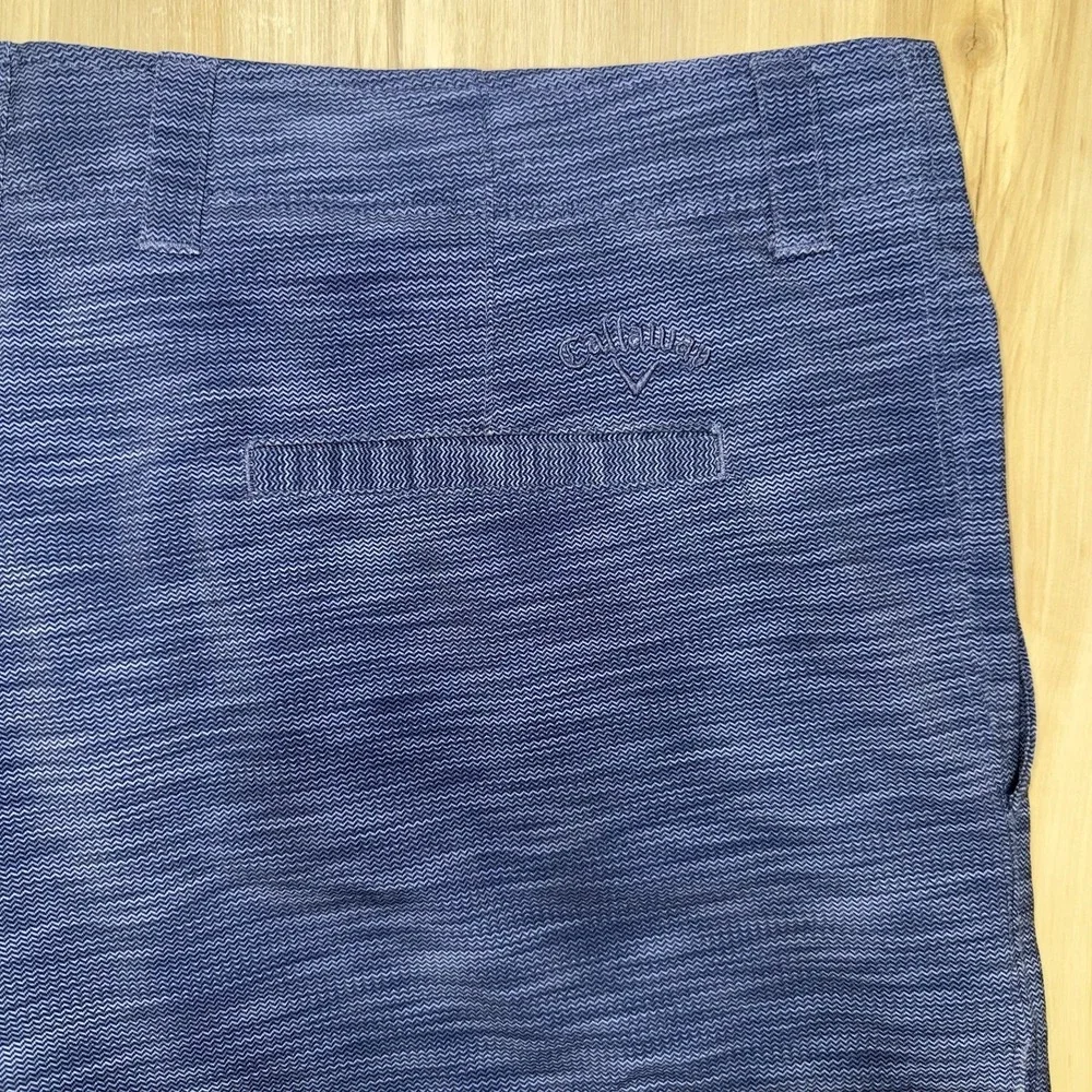 Callaway Golf Shorts Blue Performance Stretch Flat Phone Pocket Men Size 38 x 9
